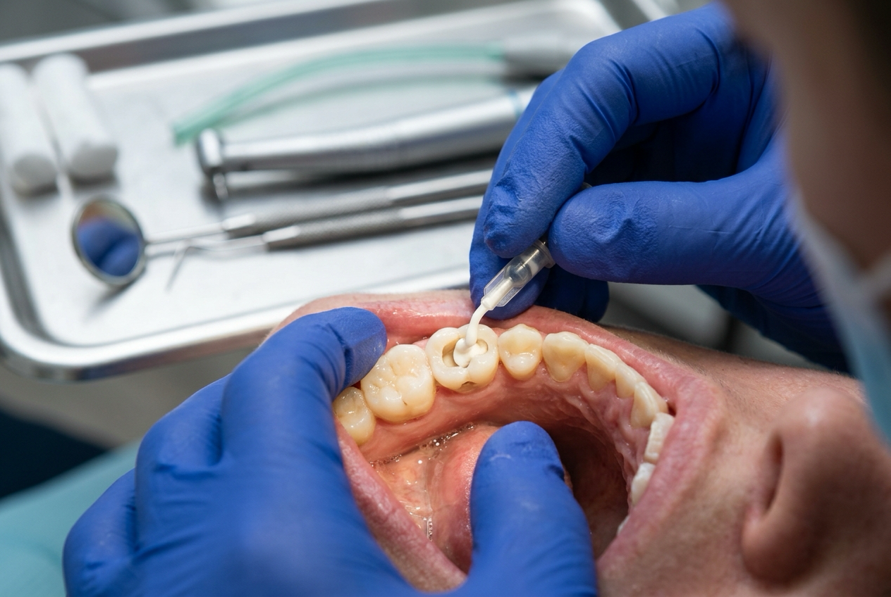Plombă provizorie și pansament dentar