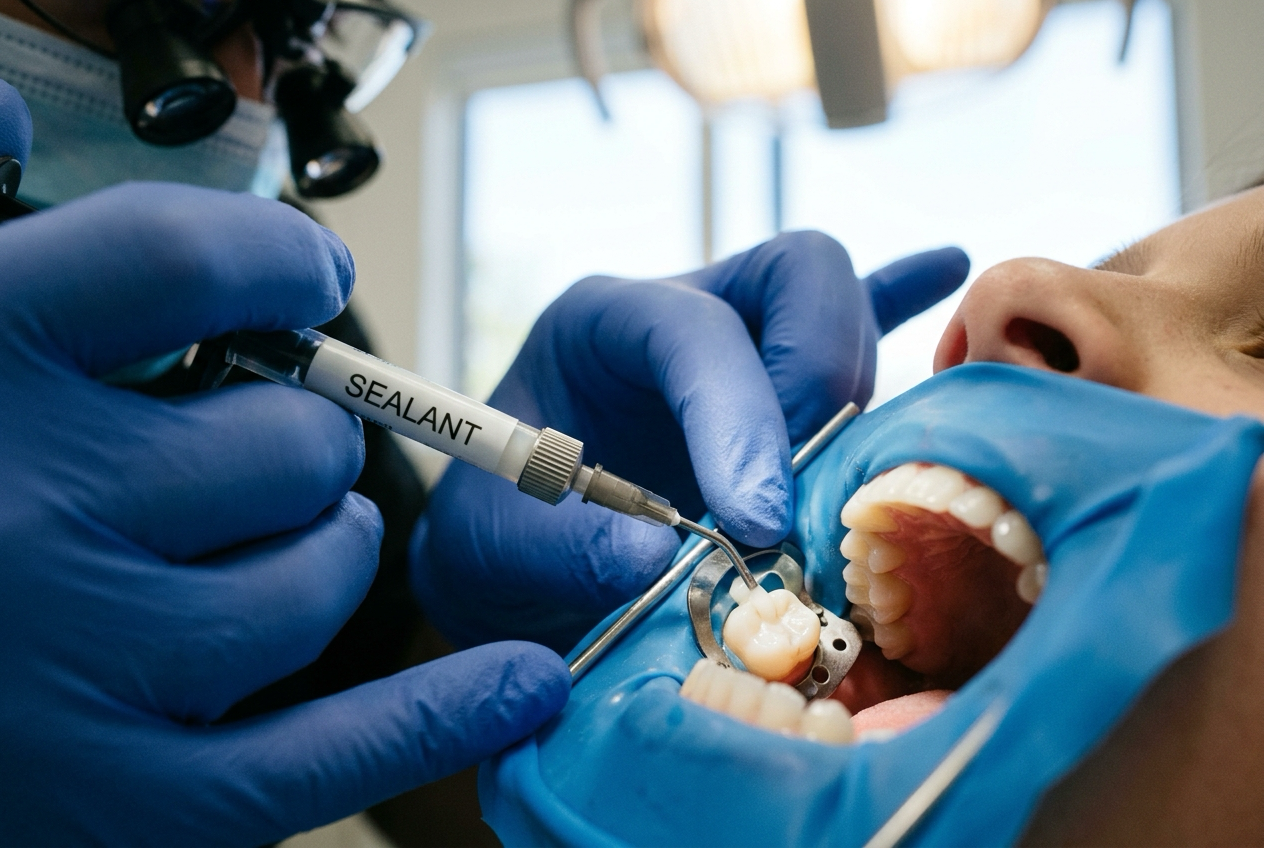 Sigilare dentară preventivă vs plombă