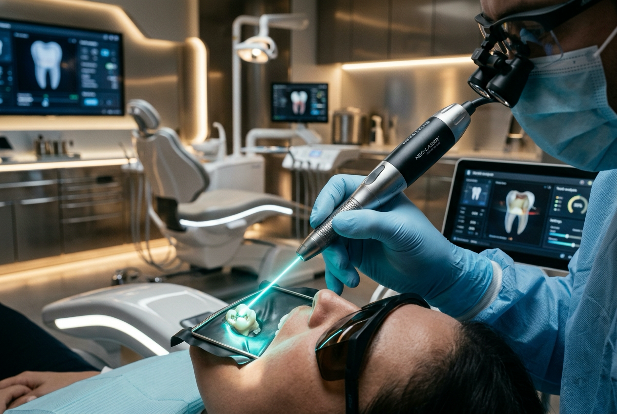 Tratament carii dentare cu laser fără freză